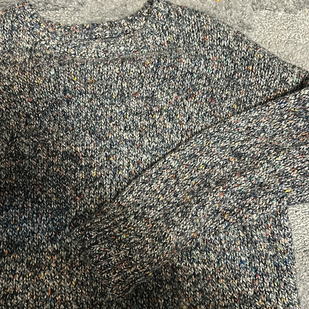 Universal Thread Grey Multi-Color Thread Knit Sweater - Picture 3 of 4